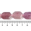 Natural Rose Quartz Beads Strands G-B125-P06-01-4