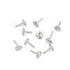 Heart Brass Head Pins KK-U051-02P-01-1