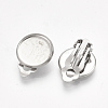 Non-Tarnish 304 Stainless Steel Clip-on Earring Findings STAS-S079-81C-1