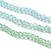 Transparent Painted Glass Beads Strands X1-DGLA-A034-T2mm-A16-4