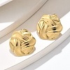304 Stainless Steel Stud Earrings EJEW-U047-26G-3