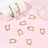 SHEGRACE Brass Hoop Earring Findings XGRQ79069-949G-4