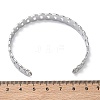 304 Stainless Steel Cuff Bangles BJEW-A160-03P-5