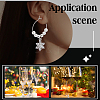 304 Stainless Steel Wine Glass Charms Rings STAS-UN0001-49P-6