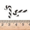 Christmas Candy Cane Handmade Polymer Clay Beads CLAY-P005-03A-01-3
