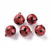 Baking Paint Brass Bell Pendants LS-KKB-S002-013B-1