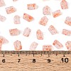 Transparent Spray Painted Glass Seed Beads SEED-L011-10A-13-4