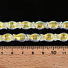 Transparency Electroplate Glass Beads Strands GLAA-T023-40A-01-4
