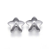 Tarnish Resistant 304 Stainless Steel Flower Bead Caps LS-STAS-G124-28P-3