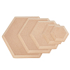 5Pcs 5 Style MDF Wood Boards FIND-WH0159-17-1