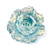 Two Tone Opaque Resin & Glitter Powder Cabochons RE-CBA7537-04D-1