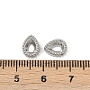 304 Stainless Steel Rhinestone Cabochon Settings STAS-G356-04P-01-3