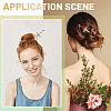 6Pcs 6 Styles Alloy Hair Pin AJEW-FH0006-17-7