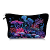 Ocean Theme Polyester Cosmetic Bags Zipper Clutch Bags PW-WGDA3BB-02-1