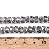 Electroplate Glass Beads Strands EGLA-T021-20C-4