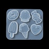Ice Cream/Cake/Donut Pendant DIY Silicone Mold DIY-K073-09C-5