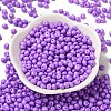 6/0 Opaque Baking Paint Glass Seed Beads SEED-M012-02A-11-2