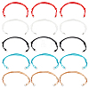 25Pcs 5 Colors Waxed Polyester Cord Bracelet Making AJEW-DC00005-1