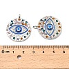 Alloy Rhinestone Pendants FIND-B051-07P-3