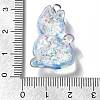 Opaque Resin Pendants RESI-Q019-01E-3