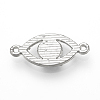 Alloy Rhinestone Links connectors ALRI-T004-11P-2
