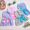 4Pcs Dog Summer Bowknot Dress JX416A-1