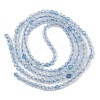 Grade A Natural Aquamarine Beads Strands X-G-E411-19F-2mm-2