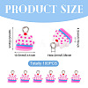 100Pcs Handmade Polymer Clay Charms CLAY-TA0001-96A-3