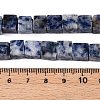 Natural Blue Spot Jasper Beads Strands G-T139-8x8-41-5