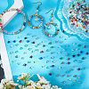 5 Strands Electroplate Glass Beads Strands EGLA-LT0001-03C-3
