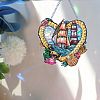 Heart Sailboat Lighthouse DIY Diamond Painting Pendant Decoration Kit PW-WG90519-01-2