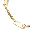 304 Stainless Steel Oval Link Chain Bracelets for Women BJEW-JB10367-3
