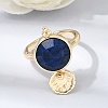 Brass Cuff Rings for Women GG-CBA7610-10G-09-2