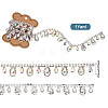 1 Yard Iron Rhinestone Strass Chains FIND-PJ0001-44B-4