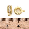 Brass Micro Pave Cubic Zirconia Spacer Beads KK-Z084-04G-3