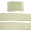 3 Rolls Frayed Polyester Ribbon OCOR-TA0002-97B-1
