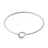 304 Stainless Steel Bangles for Women BJEW-C088-01P-4