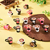 16Pcs 4 Colors Resin Coffee Model Ornaments AJEW-TA0002-79-5