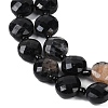 Natural Black Tourmaline Beads Strands G-B094-A12-01-3