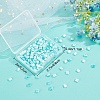 CREATCABIN 200pcs 2-Hole Glass Seed Beads SEED-CN0001-07-7