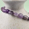 Natural Amethyst Stretch Beaded Bracelets LS-BJEW-K213-C22-4