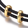 Adjustable 304 Stainless Steel Wire Rope Cord Bracelets Making AJEW-D047-01G-A01-3