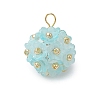 Frosted Transparent Acrylic Pendants PALLOY-MZ00670-3