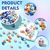 150Pcs Opaque Acrylic Beads MACR-YW0004-21A-5