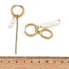 202 Stainless Steel Dangle Huggie Hoop Earrings EJEW-JE07393-5