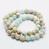 Synthetic Aqua Terra Jasper Beads Strands X-G-K257-03-8mm-1-2