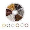 1 Box 6 Color Iron Jump Rings IFIN-JP0012-5mm-1