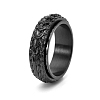 Rotatable Titanium Steel Finger Ring PW-WG50513-15-1