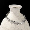 304 Stainless Steel Coffee Bean Chain Bracelets for Women Men BJEW-F488-12P-5