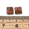 2-Hole Opaque Glass Seed Beads SEED-S023-30C-27-3